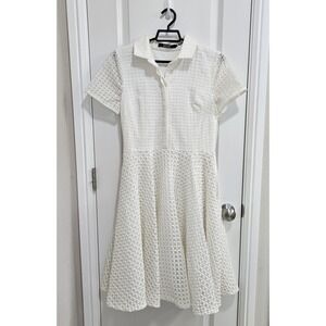 Badgley Mischka Womens Dress White Size 8